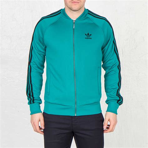 Adidas superstar track jacket men's